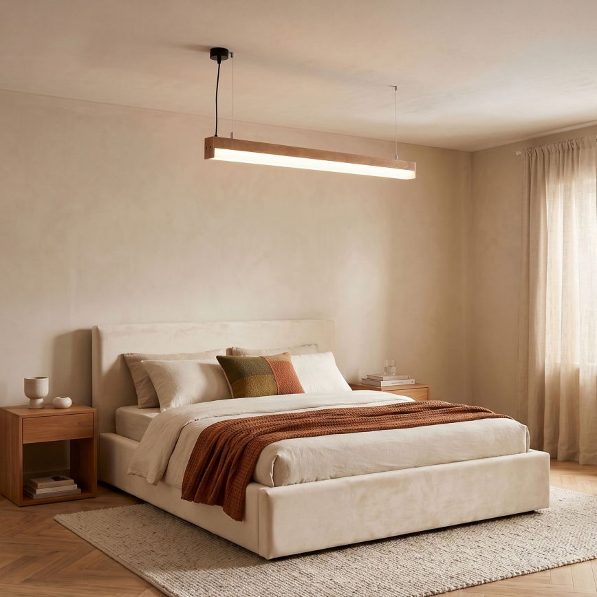BRILAGI - Suspension LED sur câble GARDALINE LED/100W/230V chêne