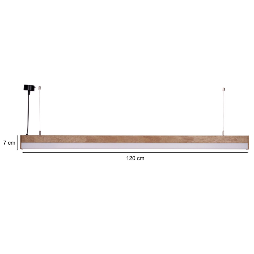 BRILAGI - Suspension LED sur câble GARDALINE LED/100W/230V chêne