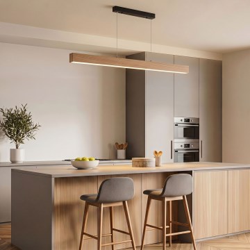 BRILAGI - Suspension LED sur câble GARDALINE LED/90W/230V chêne