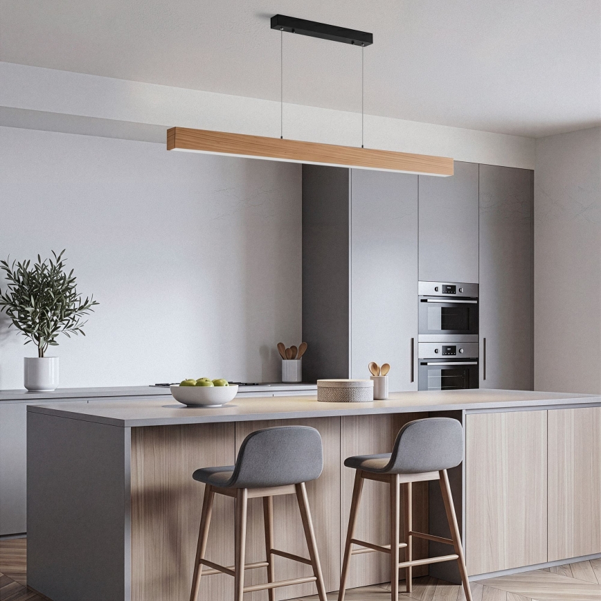 BRILAGI - Suspension LED sur câble GARDALINE LED/90W/230V chêne