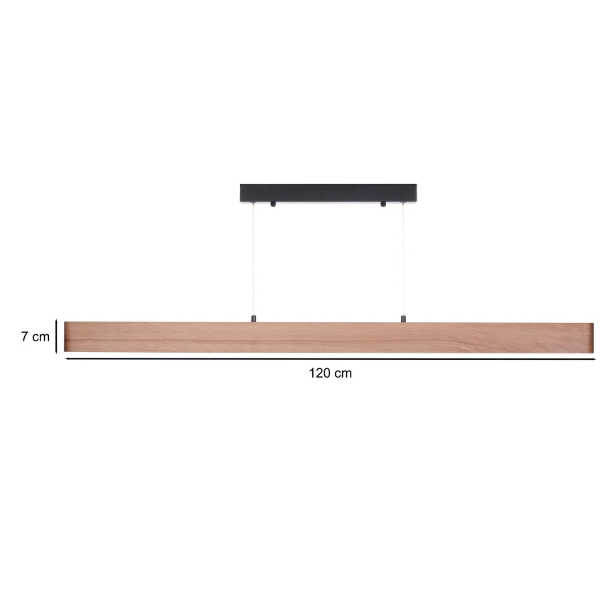 BRILAGI - Suspension LED sur câble GARDALINE LED/90W/230V chêne