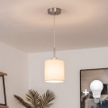 Brilagi - Suspension LED sur câble NUBILA 1xE27/60W/230V Ø 14 cm crème