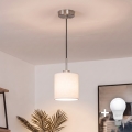 Brilagi - Suspension LED sur câble NUBILA 1xE27/60W/230V Ø 14 cm noir/blanc