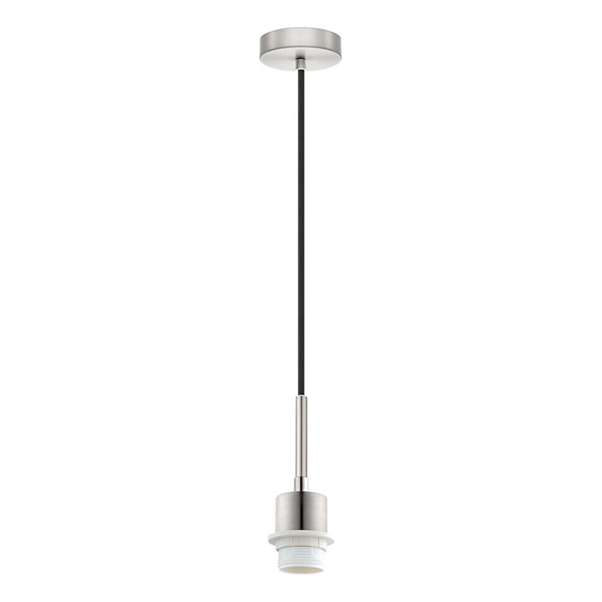 Brilagi - Suspension LED sur câble NUBILA 1xE27/60W/230V Ø 14 cm noir/gris clair
