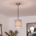 Brilagi - Suspension LED sur câble NUBILA 1xE27/60W/230V Ø 14 cm noir/gris