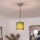 Brilagi - Suspension LED sur câble NUBILA 1xE27/60W/230V Ø 14 cm noir/vert