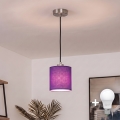 Brilagi - Suspension LED sur câble NUBILA 1xE27/60W/230V Ø 14 cm noir/violet