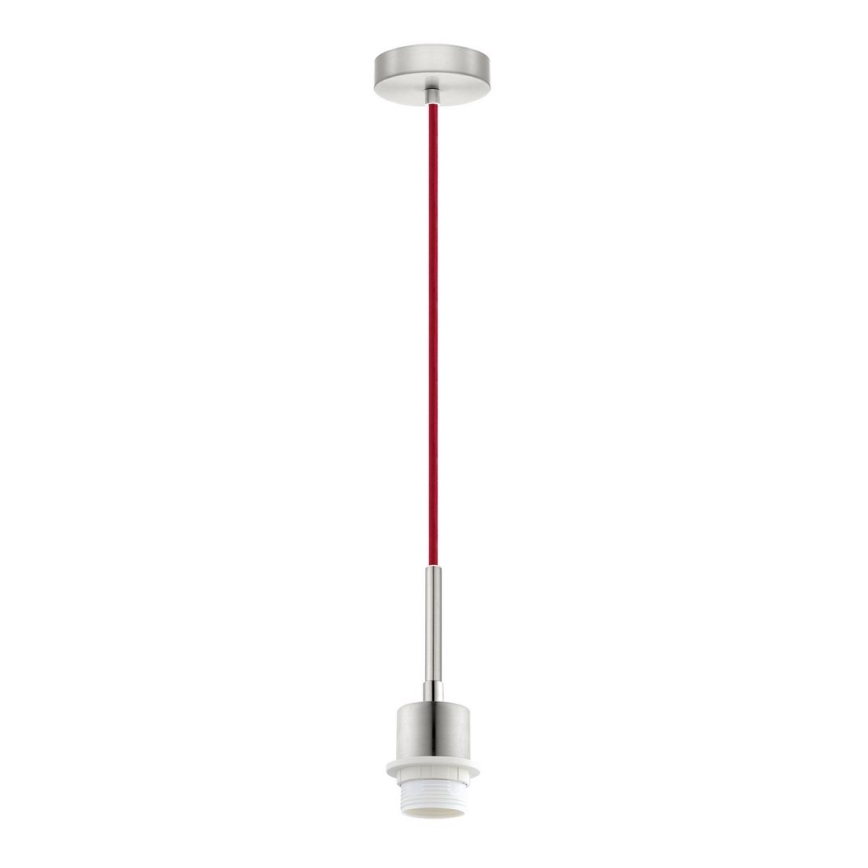Brilagi - Suspension LED sur câble NUBILA 1xE27/60W/230V Ø 14 cm rouge/anthracite