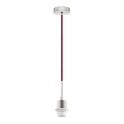 Brilagi - Suspension LED sur câble NUBILA 1xE27/60W/230V Ø 14 cm rouge