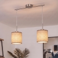Brilagi - Suspension LED sur câble NUBILA 2xE27/60W/230V marron