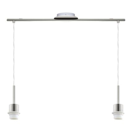 Brilagi - Suspension LED sur câble NUBILA 2xE27/60W/230V noire