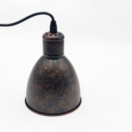 Brilagi - Suspension LED sur câble RIDDY 1xE27/60W/230V cuivré/patiné