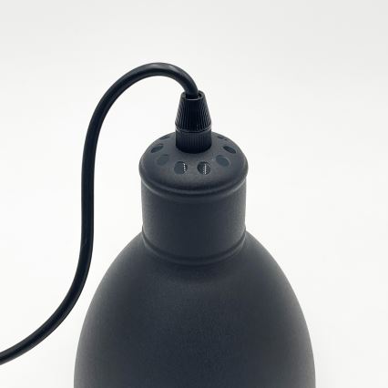 Brilagi - Suspension LED sur câble RIDDY 1xE27/60W/230V noire