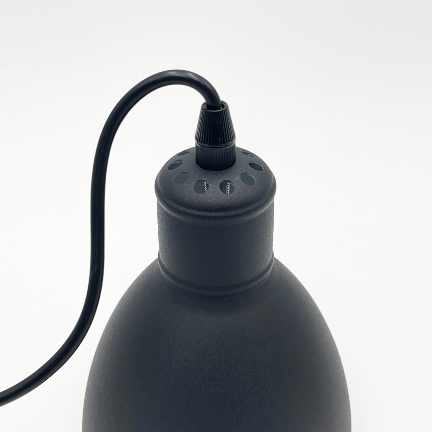 Brilagi - Suspension LED sur câble RIDDY 1xE27/60W/230V noire