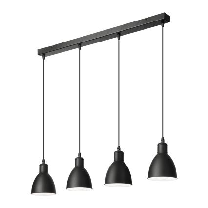 BRILAGI - Suspension LED sur câble RIDDY 4xE27/60W/230V noire