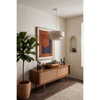 Brilagi - Suspension sur câble ARROW 1xE27/60W/230V Ø 45 cm beige