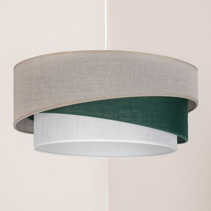 Brilagi - Suspension sur câble ARROW 1xE27/60W/230V Ø 45 cm beige/vert/blanc