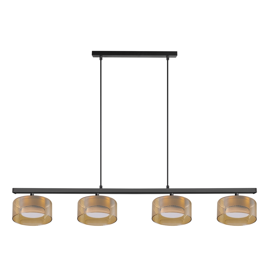 Brilagi - Suspension sur câble AURA LUX 4xGX53/30W/230V noir/or