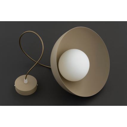 Brilagi - Suspension sur câble COSMO 1xE27/60W/230V Ø 30 cm beige/doré