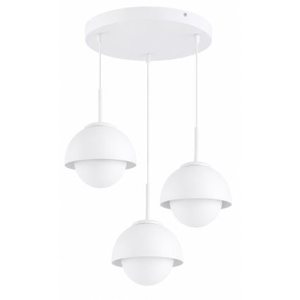 BRILAGI - Suspension sur câble COSMO 3xE27/60W/230V blanche