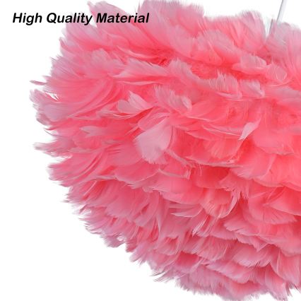 Brilagi - Suspension sur câble FEATHER, 3×E27 (max. 40 W), 230 V, Ø 50 cm, rose