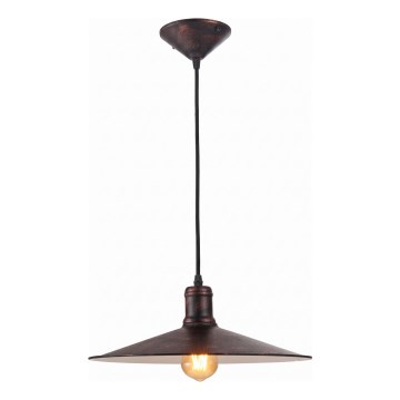 Brilagi - Suspension sur câble FORGE 1xE27/60W/230V Ø 36 cm cuivré/patiné