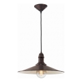 Brilagi - Suspension sur câble FORGE 1xE27/60W/230V Ø 36 cm marron