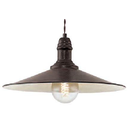 Brilagi - Suspension sur câble FORGE 1xE27/60W/230V Ø 36 cm noire