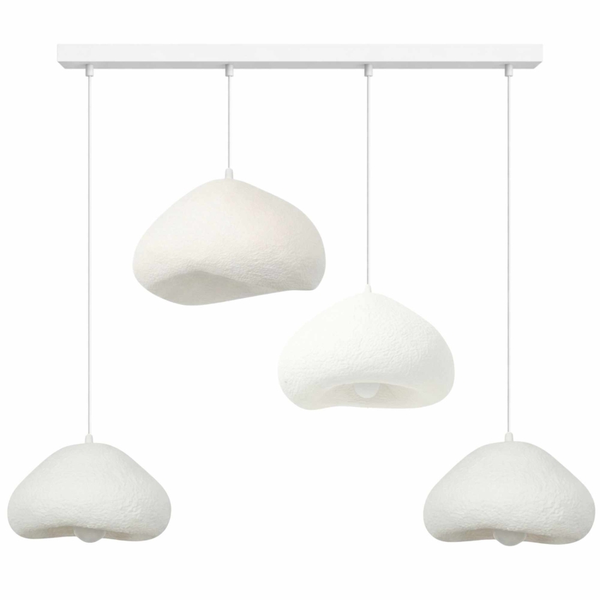 Brilagi - Suspension sur câble LORA 4xE27/40W/230V blanche