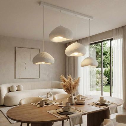 Brilagi - Suspension sur câble LORA 4xE27/40W/230V blanche