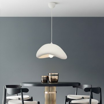 Brilagi - Suspension sur câble LUNA 1xE27/40W/230V Ø 42 cm blanche