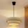 Brilagi - Suspension sur câble LUNETA 1xE27/60W/230V Ø 40 cm crème/doré