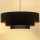 Brilagi - Suspension sur câble LUNETA 3xE27/60W/230V Ø 80 cm noir/doré