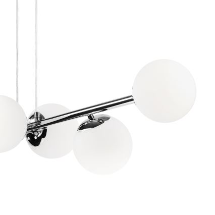 Brilagi - Suspension sur câble MALONY 6xE14/20W/230V chrome brillant