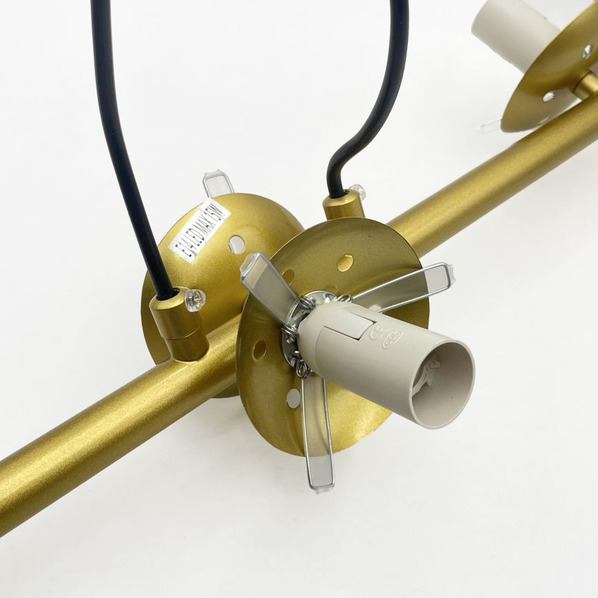 Brilagi - Suspension sur câble MALONY 6xE14/20W/230V dorée