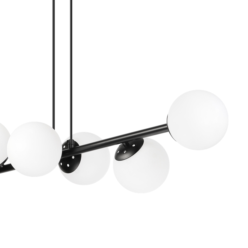 Brilagi - Suspension sur câble MALONY 6xE14/20W/230V noire