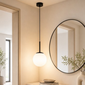 Brilagi - Suspension sur câble MILO 1xE27/60W/230V noire