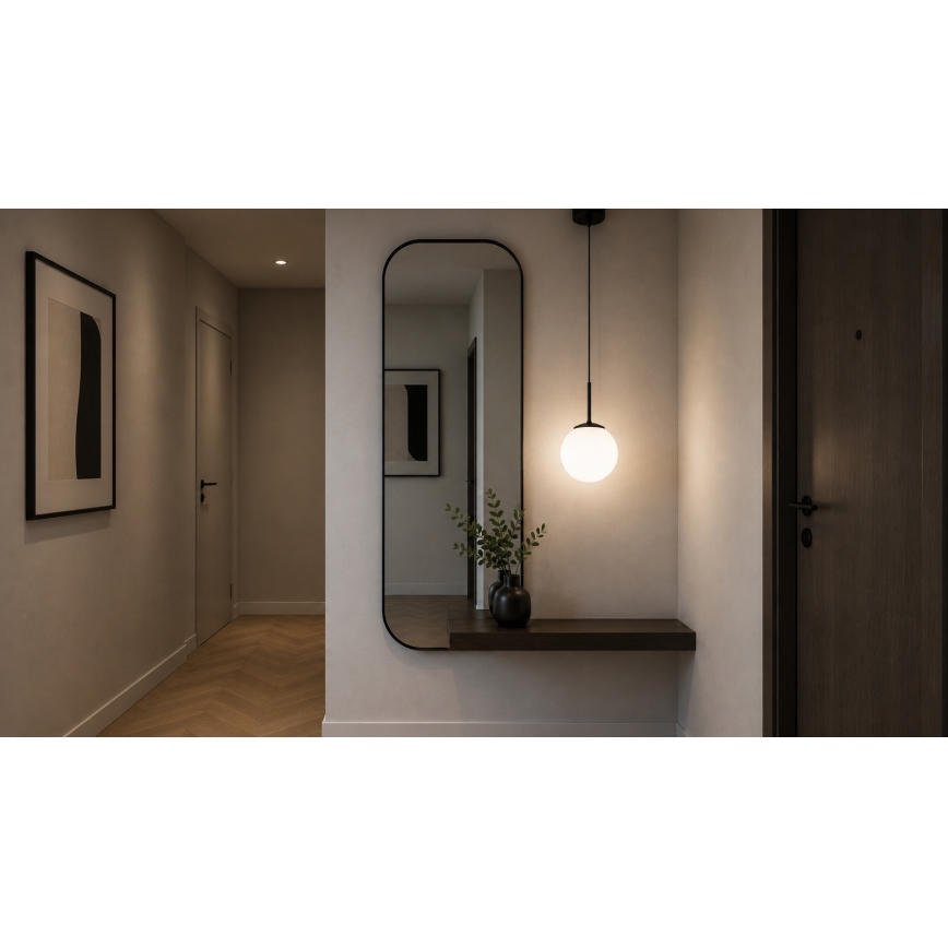 Brilagi - Suspension sur câble MILO 1xE27/60W/230V noire