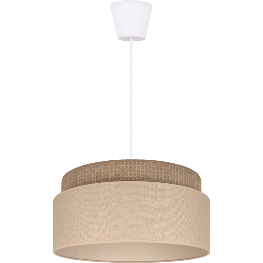 Brilagi - Suspension sur câble PADOVA 1xE27/60W/230V Ø 40 cm beige