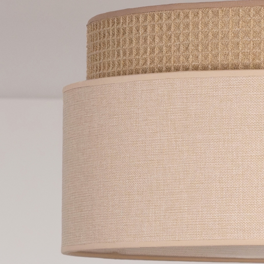 Brilagi - Suspension sur câble PADOVA 1xE27/60W/230V Ø 40 cm beige