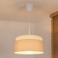 Brilagi - Suspension sur câble PADOVA 1xE27/60W/230V Ø 40 cm crème