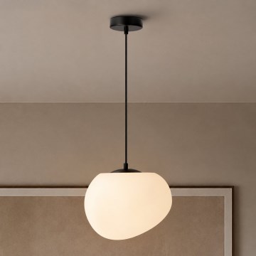 BRILAGI - Suspension sur câble PEBBLES 1xE27/40W/230V Ø 25 cm noire