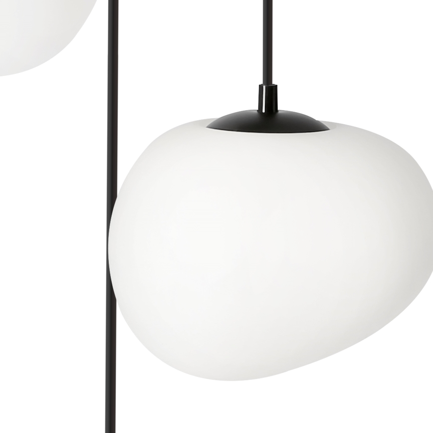 BRILAGI - Suspension sur câble PEBBLES 3xE27/40W/230V Ø 42 cm noire