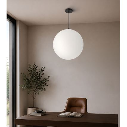 BRILAGI - Suspension sur câble POLOS 1xE27/40W/230V Ø 40 cm noir