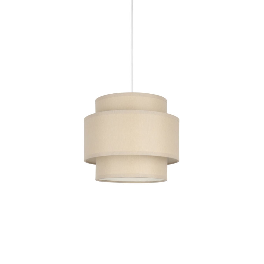 Brilagi - Suspension sur câble RESNA 1xE27/60W/230V Ø 20 cm beige