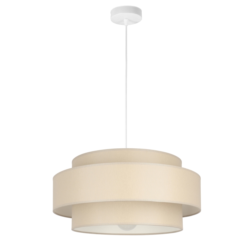 Brilagi - Suspension sur câble RESNA 1xE27/60W/230V Ø 40 cm beige