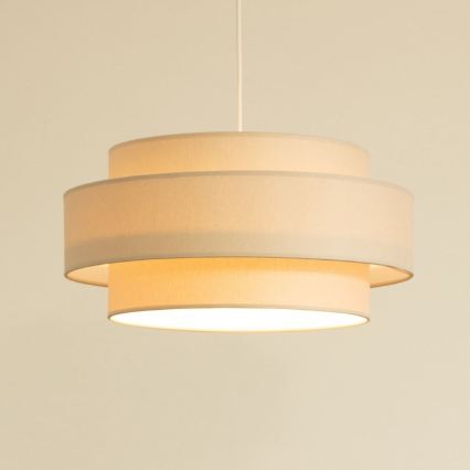 Brilagi - Suspension sur câble RESNA 1xE27/60W/230V Ø 40 cm beige