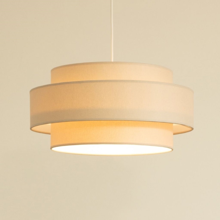 Brilagi - Suspension sur câble RESNA 1xE27/60W/230V Ø 40 cm beige