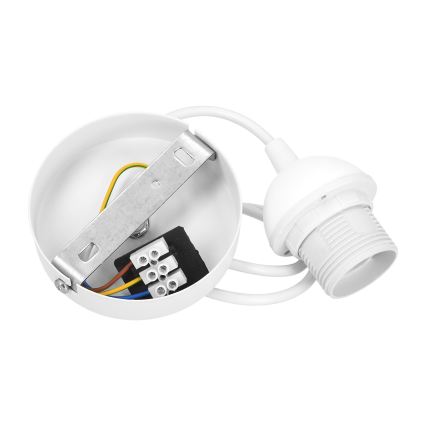 Brilagi - Suspension sur câble RESNA 1xE27/60W/230V Ø 40 cm marron/beige