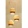 Brilagi - Suspension sur câble RESNA 3xE27/60W/230V Ø 45 cm beige/noir